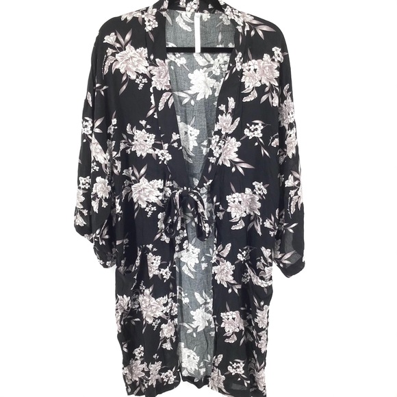 Spiritual Gangster Other - SPIRITUAL GANGSTER Floral Print Lightweight Robe
